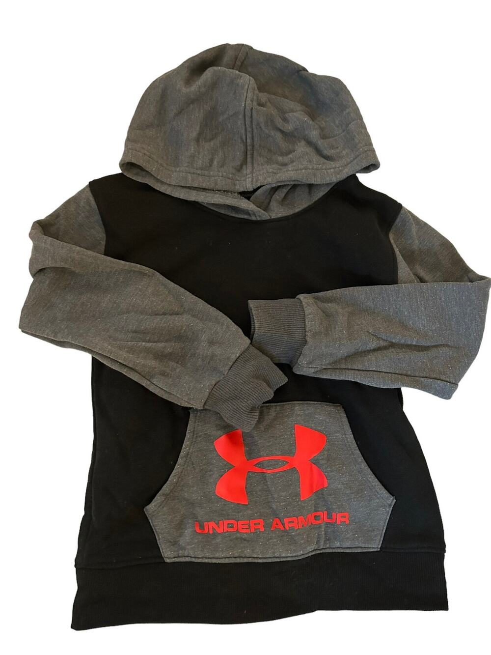 Under Armour Black Grey Hoodie size 5